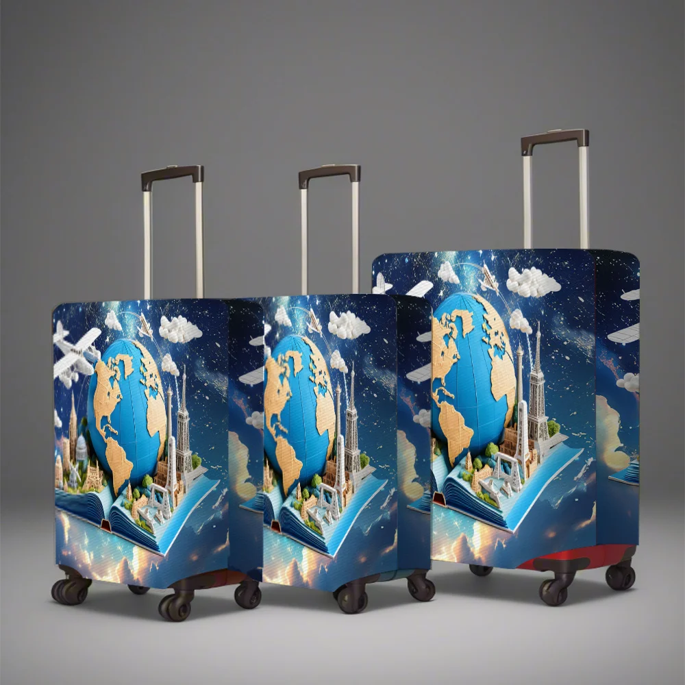 Earth-style printed elastic luggage case, wash-usable travel essential luggage case, designed for use in trolley cases
Earth-style printed elastic luggage case, wash-usable travel essential luggage case, designed for use in trolley cases