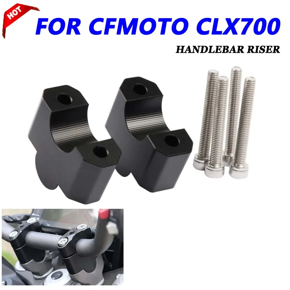 Motorcycle Handlebar Riser Clamp Extend Adapter Mount For CFMOTO CLX700 CLX 700 700CLX 700CL-X Accessories Handle 28mm 1 1/8"
Motorcycle Handlebar Riser Clamp Extend Adapter Mount For CFMOTO CLX700 CLX 700 700CLX 700CL-X Accessories Handle 28mm 1 1/8"