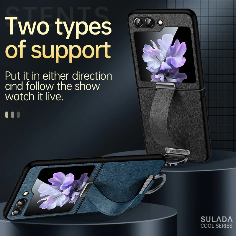 SULADA Tide Cool For Samsung Z Flip 6 Case Wristband Stand for Samsung Galaxy Z Flip 5 Case
SULADA Tide Cool For Samsung Z Flip 6 Case Wristband Stand for Samsung Galaxy Z Flip 5 Case