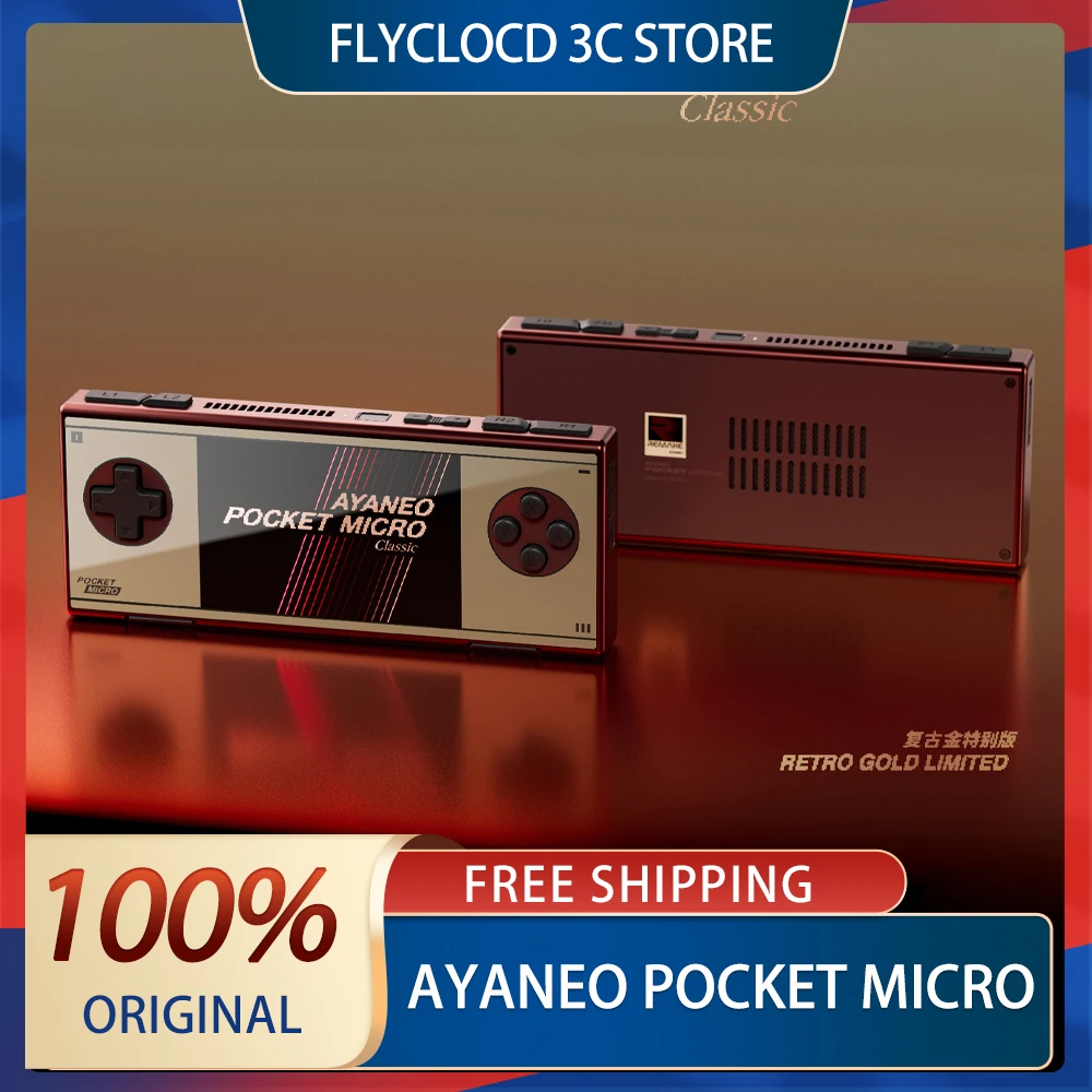 AYANEO Pocket MICRO Classic Game Console 3.5Inch IPS 960*640 Resolution Screen Portable Consoles Custom Handheld Game Consoles
AYANEO Pocket MICRO Classic Game Console 3.5Inch IPS 960*640 Resolution Screen Portable Consoles Custom Handheld Game Consoles
