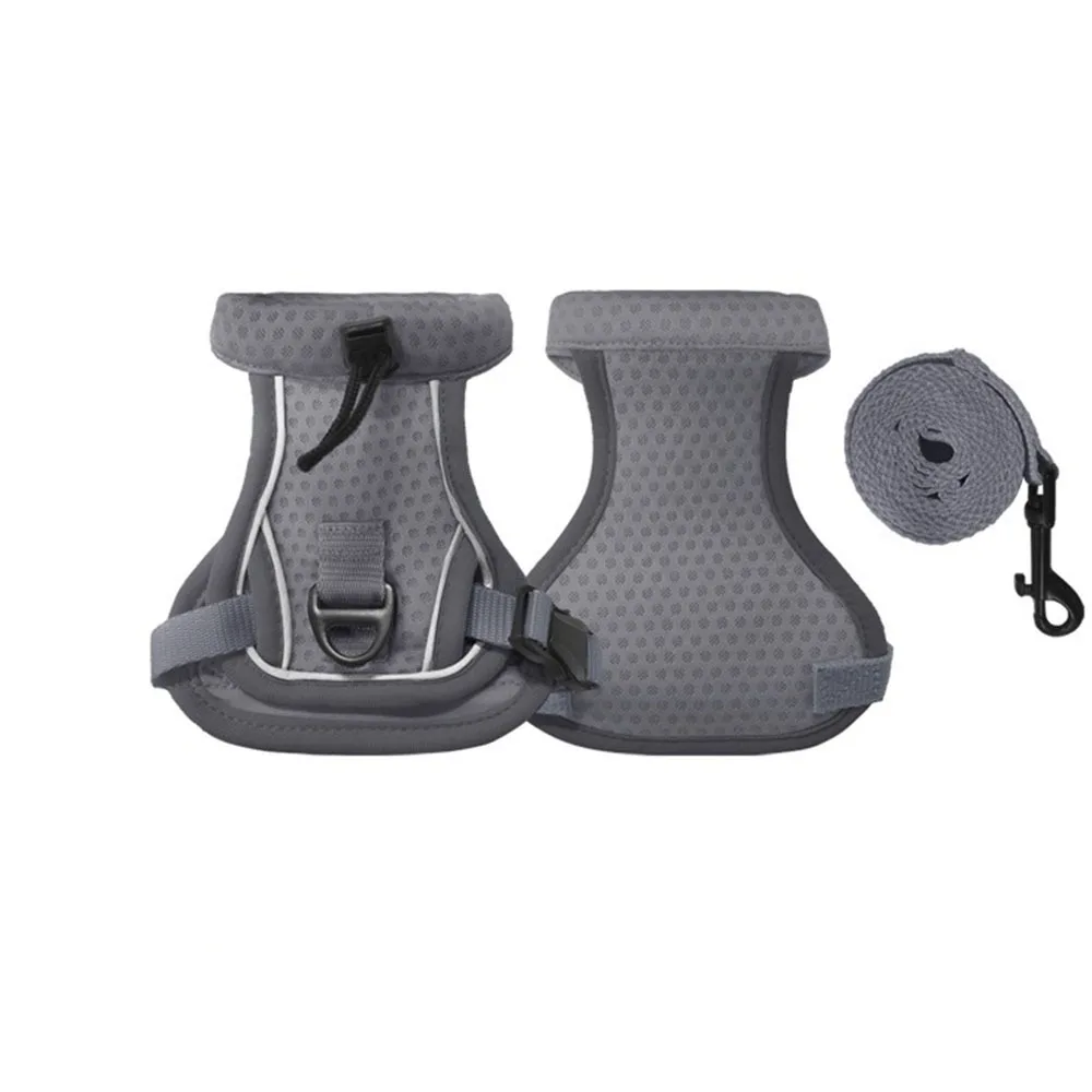 Reflective Design Cat Harness Vest Escape Proof Breathable Pet Walking Harness Comfortable Adjustable Vest Cat Traction Rope
Reflective Design Cat Harness Vest Escape Proof Breathable Pet Walking Harness Comfortable Adjustable Vest Cat Traction Rope