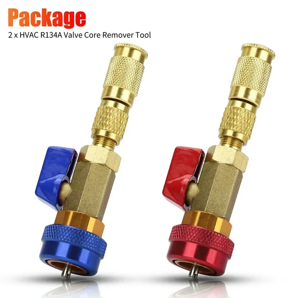 2pcs HVAC AC R134A R12 Valve Core High Low Pressure Quick Remover Install Tool Set 115mm Length Air Conditioner Parts
2pcs HVAC AC R134A R12 Valve Core High Low Pressure Quick Remover Install Tool Set 115mm Length Air Conditioner Parts