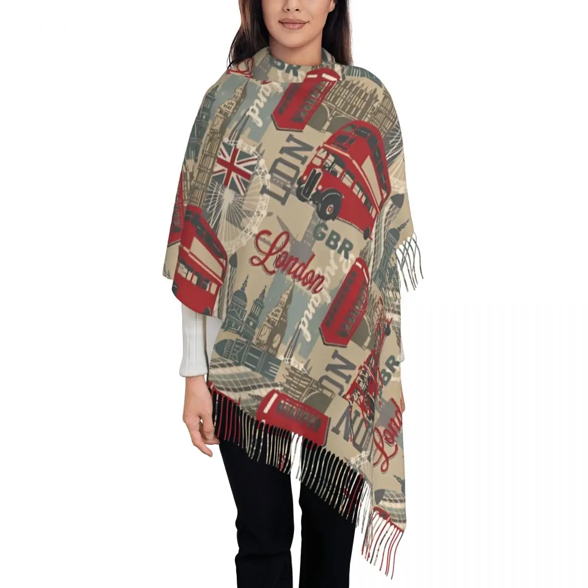 Женский шарф с кисточкой Мистический Лондон Большая зимняя теплая шаль и накидка Подарки Шарфы из пашмины
Женский шарф с кисточкой Мистический Лондон Большая зимняя теплая шаль и накидка Подарки Шарфы из пашмины