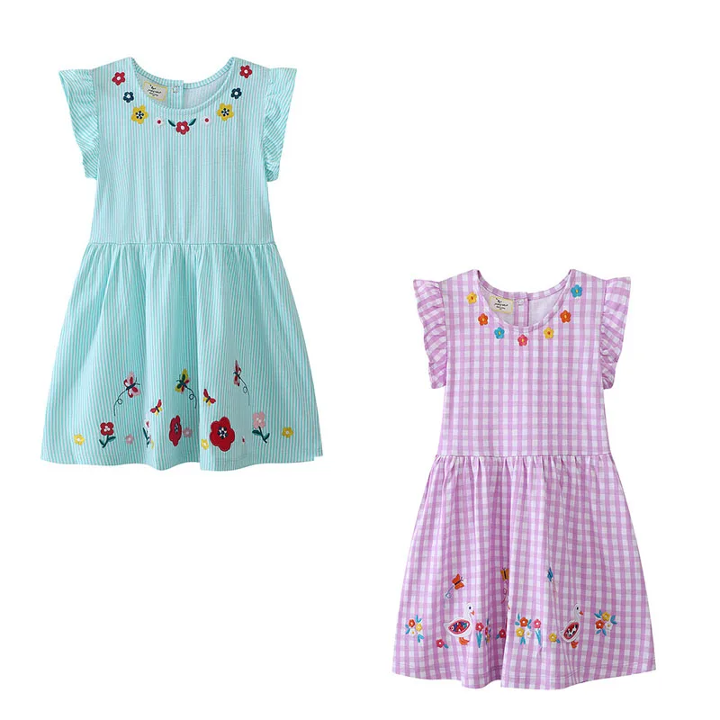 Jumping Meters New Arrival Princess Girls Dresses Party Flowers Toddler Kids Short Sleeve Costume Cute Toddler Birthday Dresses
Jumping Meters New Arrival Princess Girls Dresses Party Flowers Toddler Kids Short Sleeve Costume Cute Toddler Birthday Dresses
