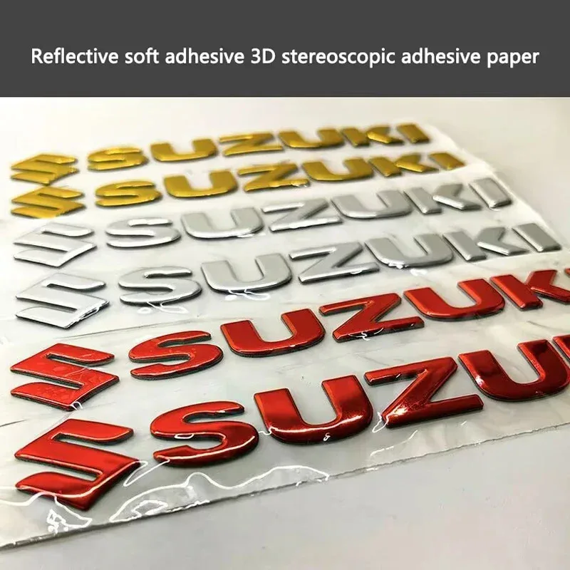 2pcs For Suzuki Stickers GSXR1000 GSR600 GSXS1000 Accessories 3D Tank Decal Logo Emblem Gold Silver Black Red Motorcycle Sticker
2pcs For Suzuki Stickers GSXR1000 GSR600 GSXS1000 Accessories 3D Tank Decal Logo Emblem Gold Silver Black Red Motorcycle Sticker