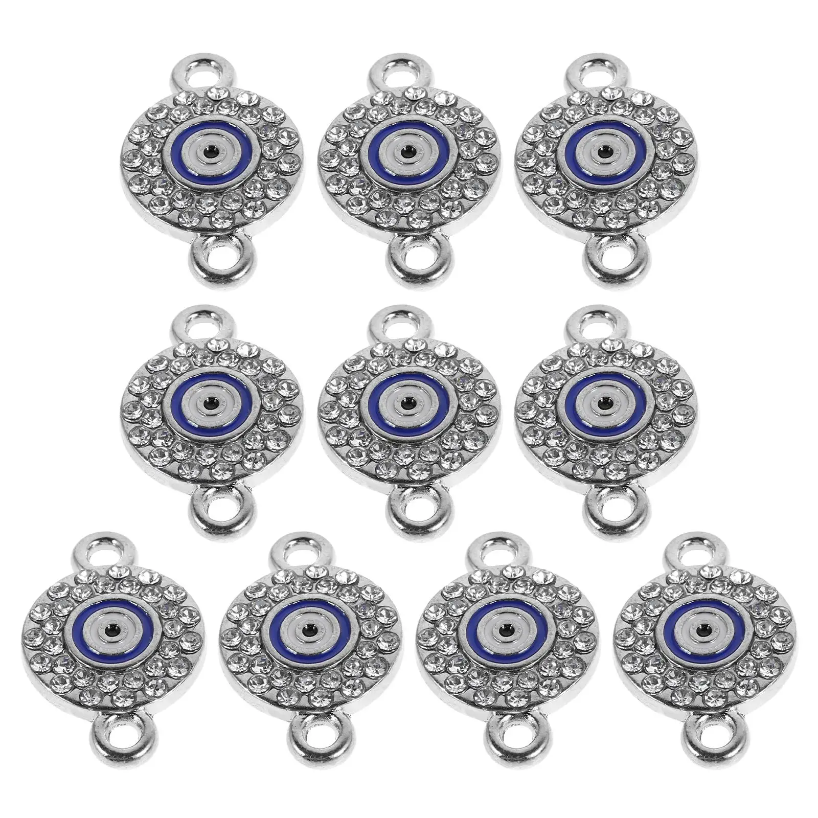 10 Pcs Devil's Eye Accessories Charm Necklace Charms for Bracelets Decor Necklaces Hanging Ornament Alloy
10 Pcs Devil's Eye Accessories Charm Necklace Charms for Bracelets Decor Necklaces Hanging Ornament Alloy