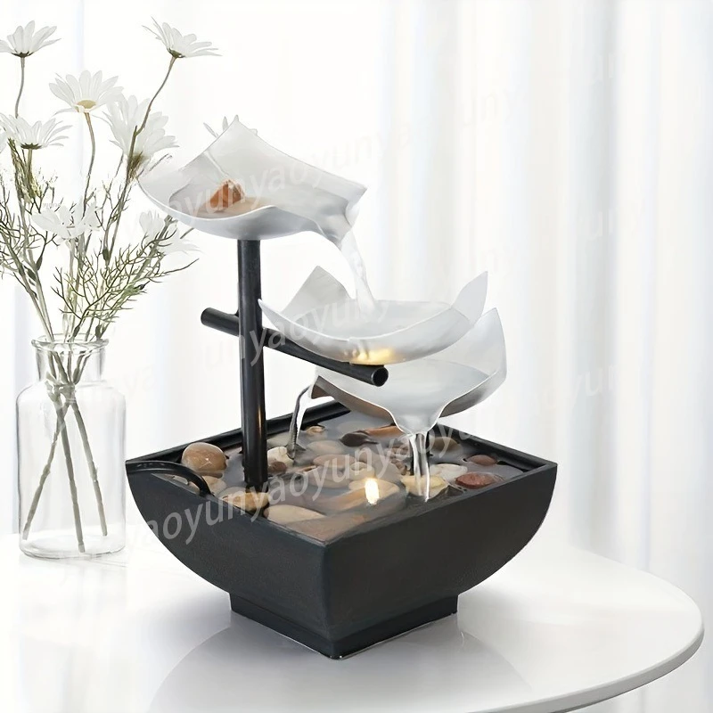 Office Desktop Small Fountain Flowing Water Ornament Landscape Gifts Iron Home Accessories
Office Desktop Small Fountain Flowing Water Ornament Landscape Gifts Iron Home Accessories