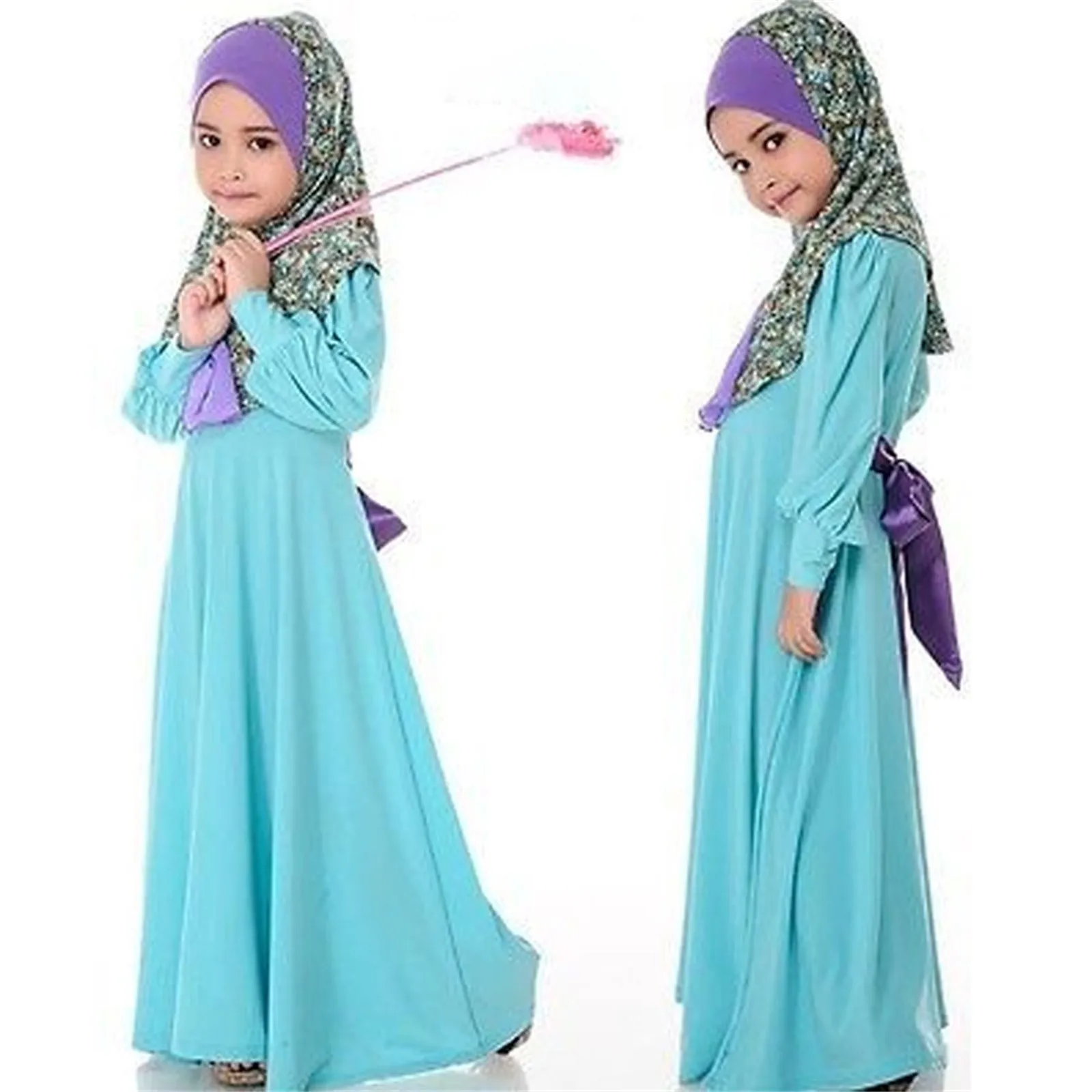 Girls Kids Long Sleeve Dress Dress + Flower Cover Up 3 Piece Kids Skirt Set Baby Girl Kids Long Muslim Robes Sets Floral Abaya
Girls Kids Long Sleeve Dress Dress + Flower Cover Up 3 Piece Kids Skirt Set Baby Girl Kids Long Muslim Robes Sets Floral Abaya