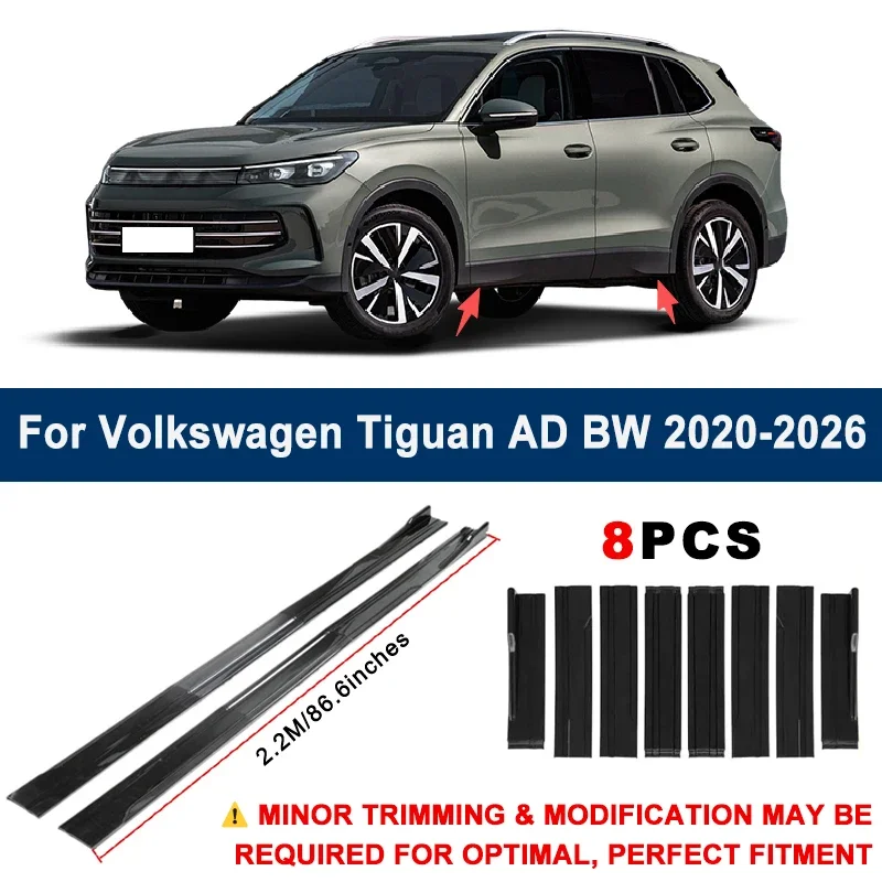 Aerodynamic 2.2m Sectional Side Skirt Extension Lips Racing Side Spoiler For Volkswagen Tiguan AD BW 2020-2026 Sport Upgrade Kit
Aerodynamic 2.2m Sectional Side Skirt Extension Lips Racing Side Spoiler For Volkswagen Tiguan AD BW 2020-2026 Sport Upgrade Kit