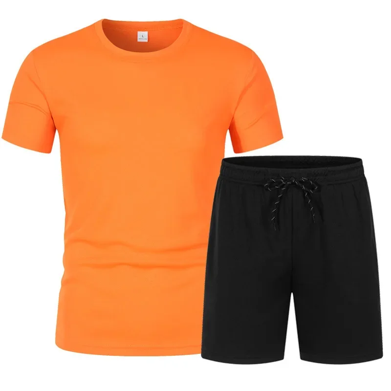 Men Breathable Mesh Summer Tshirt Shorts 2 Pieces Set Mens Tracksuit Beach Casual Sportswear Male Track Suit Solid Short Sleeve
Men Breathable Mesh Summer Tshirt Shorts 2 Pieces Set Mens Tracksuit Beach Casual Sportswear Male Track Suit Solid Short Sleeve