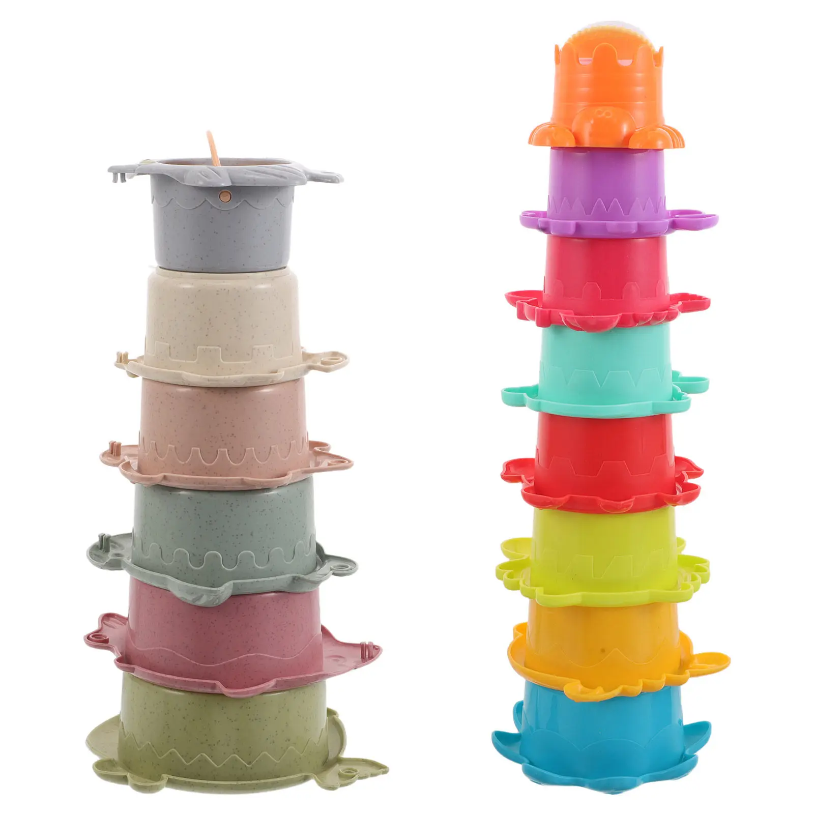 2Sets Stacking Cups Baby Fish and Animal Shape Early Education Learning Set for Toddlers Fine Motor Skills Development Hand Eye
2Sets Stacking Cups Baby Fish and Animal Shape Early Education Learning Set for Toddlers Fine Motor Skills Development Hand Eye