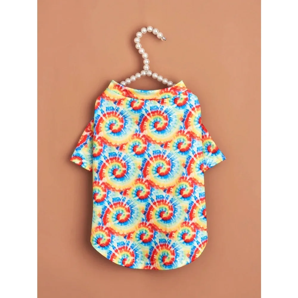 Pet Cloth Dog T-Shirt With Colorful Printed Clothes For Puppy Dog Cat Cool Apparel Costume Yorkie Chihuahua
Pet Cloth Dog T-Shirt With Colorful Printed Clothes For Puppy Dog Cat Cool Apparel Costume Yorkie Chihuahua