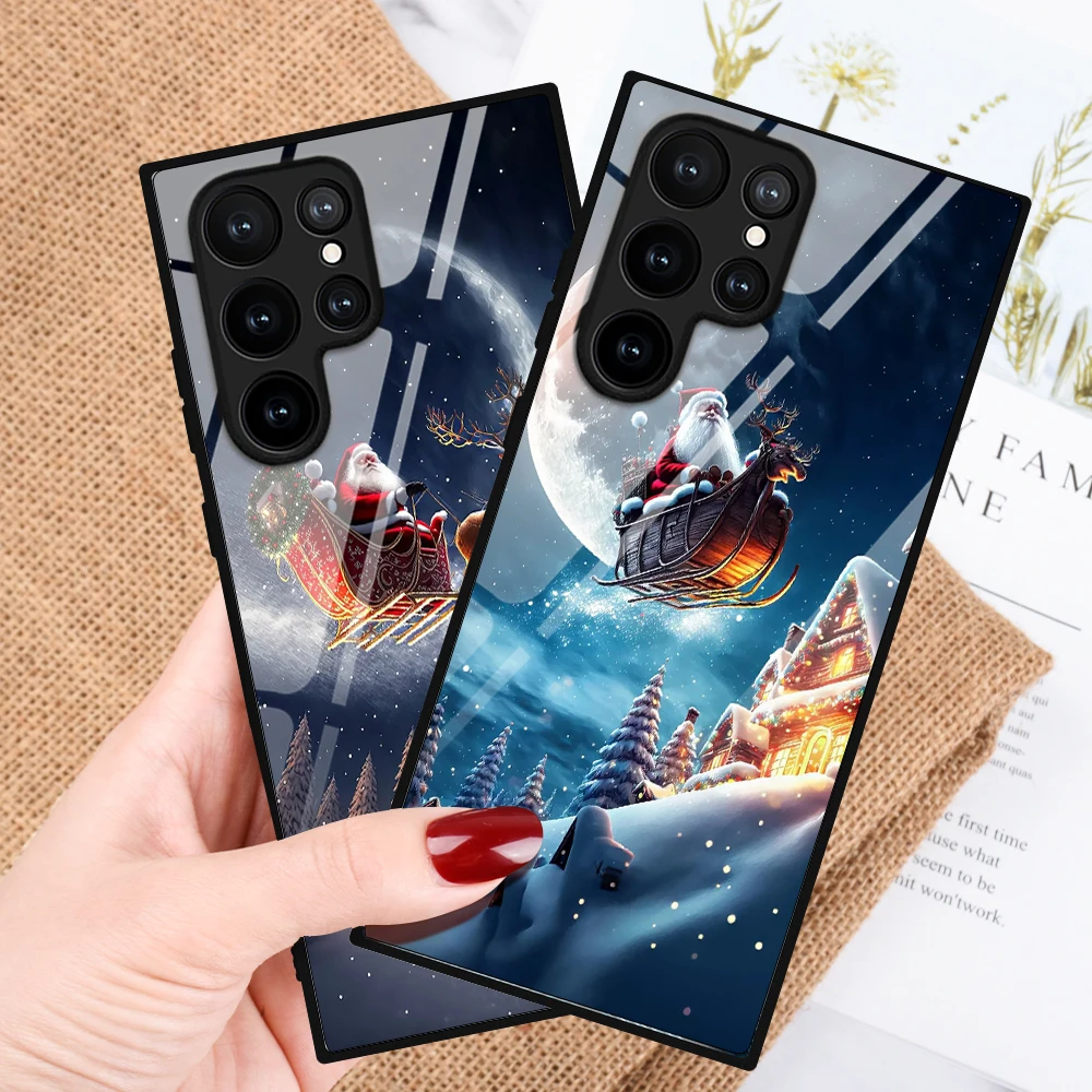 Christmas Santa Claus Case for SAMSUNG Galaxy S10 Plus S10e Note 10 20 Glass Cover for SAMSUNG S23 S22 S21 S20 S21 Ultra FE 5G
Christmas Santa Claus Case for SAMSUNG Galaxy S10 Plus S10e Note 10 20 Glass Cover for SAMSUNG S23 S22 S21 S20 S21 Ultra FE 5G