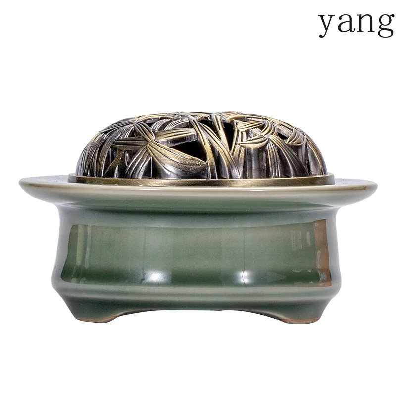 LTT Zen Yue kiln celadon Sanding aromatherapy stove household interior ceramic decorative ornament
LTT Zen Yue kiln celadon Sanding aromatherapy stove household interior ceramic decorative ornament