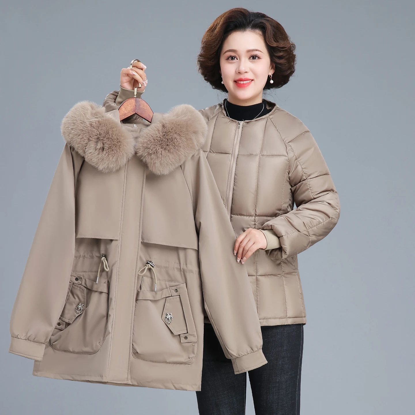 Женская зимняя парка с утепленной флисовой подкладкой, хлопковая куртка-пальто для женщин среднего и старшего возраста, новинка зимы 2025 года
Женская зимняя парка с утепленной флисовой подкладкой, хлопковая куртка-пальто для женщин среднего и старшего возраста, новинка зимы 2025 года