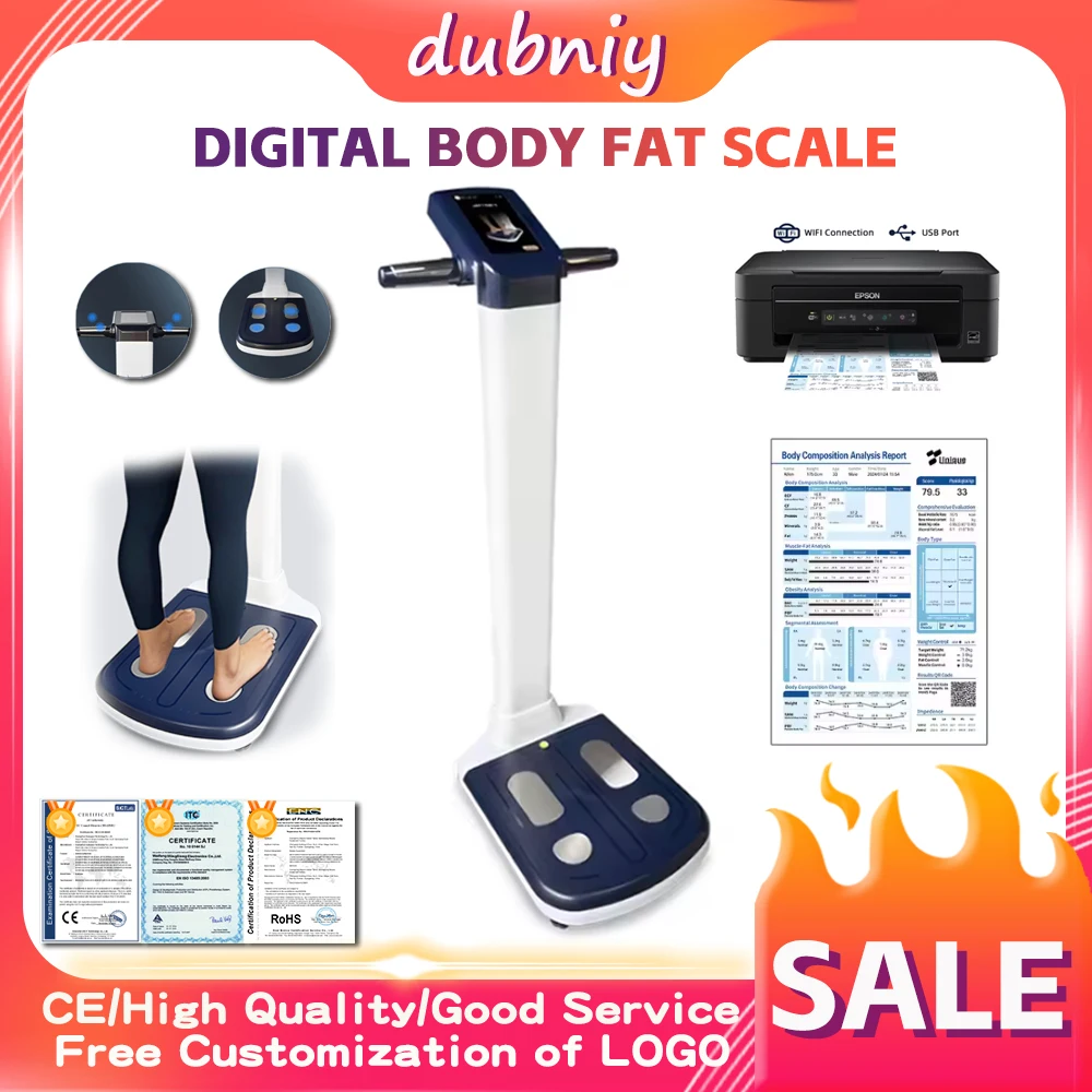 2026 Professional 3D Body Scanner Composition Analyzer Machine for Gym Fitness Full Body Analysis Fat Muscle Health Monitor BIA
2026 Professional 3D Body Scanner Composition Analyzer Machine for Gym Fitness Full Body Analysis Fat Muscle Health Monitor BIA