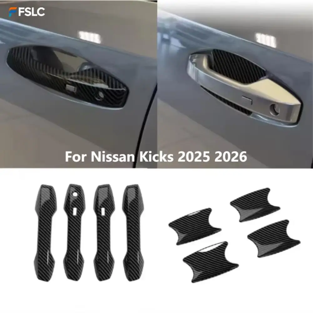 ⭐Genuine⭐ For Nissan Kicks 2025 2026 ABS Carbon Fiber Door Handle Bowl Cover Exterior Side Cap Trim Sticker Car Accessories
⭐Genuine⭐ For Nissan Kicks 2025 2026 ABS Carbon Fiber Door Handle Bowl Cover Exterior Side Cap Trim Sticker Car Accessories