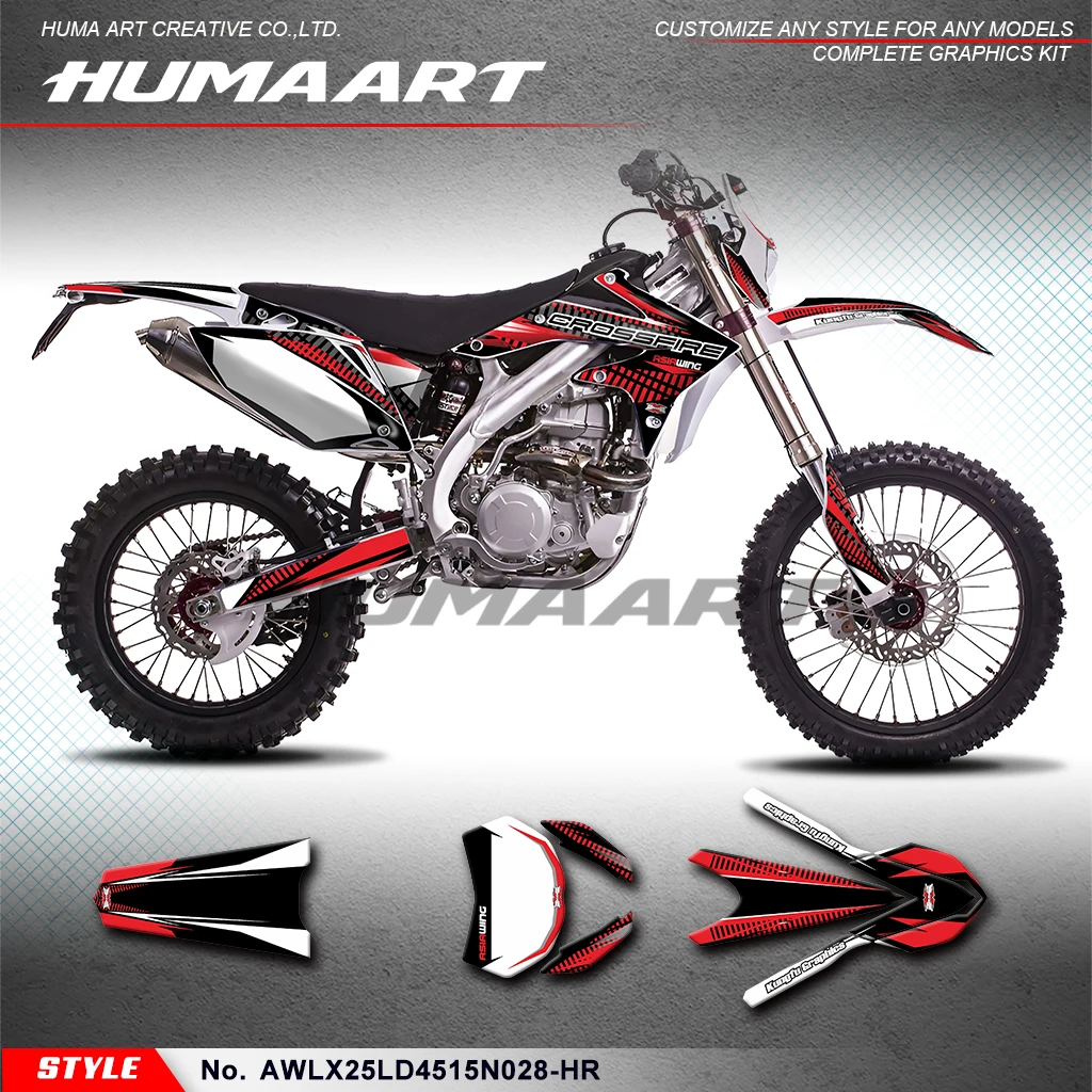 HUMAART Racing Sticker Wrap Design для Asiawing LX250 LD450 2015-2024, AWLX25LD4515N028-HR
HUMAART Racing Sticker Wrap Design для Asiawing LX250 LD450 2015-2024, AWLX25LD4515N028-HR