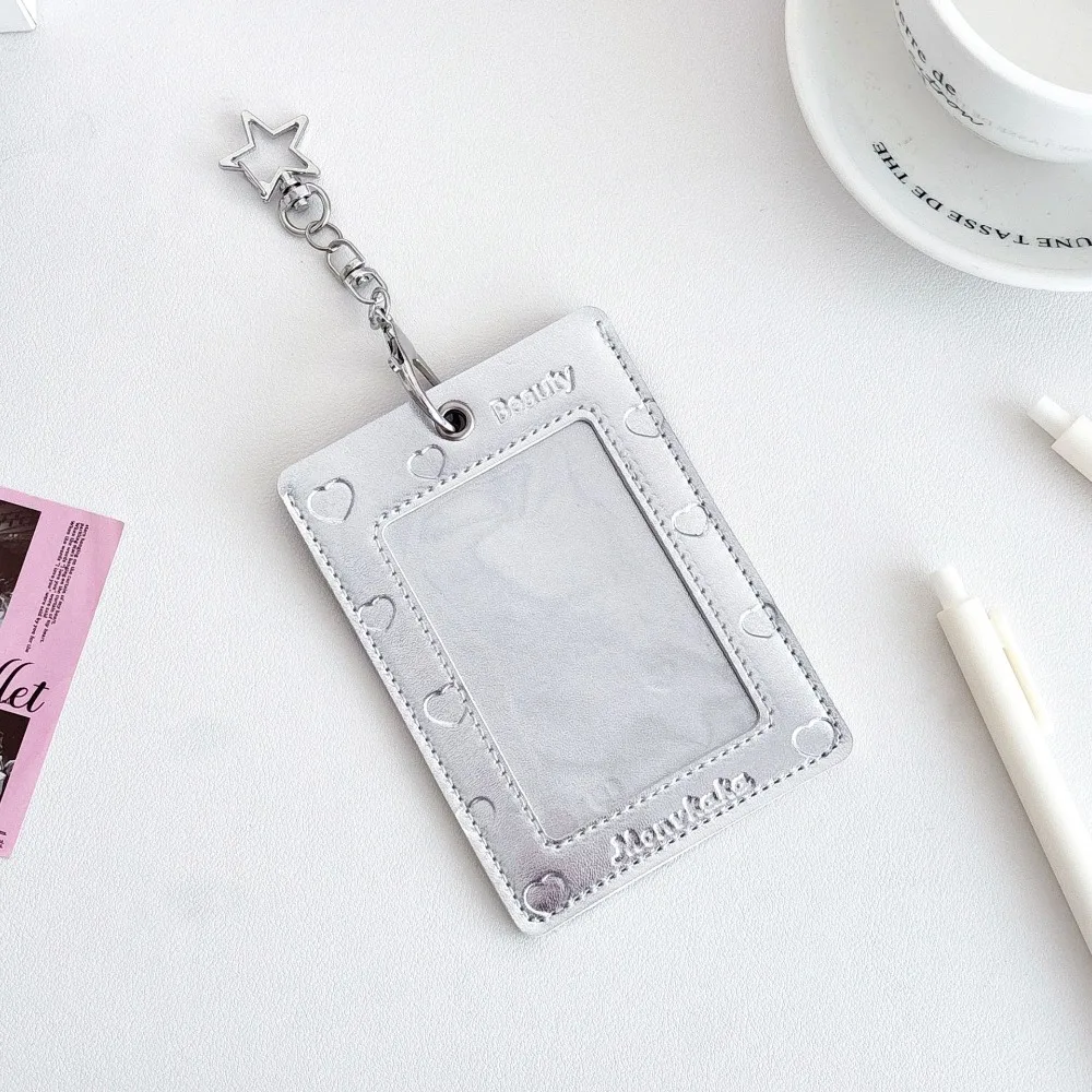 Cute 3 Inch Kpop Photocard Holder Stars Bowknot Silver Idol Photo Frame PVC Mini Card Holder
Cute 3 Inch Kpop Photocard Holder Stars Bowknot Silver Idol Photo Frame PVC Mini Card Holder