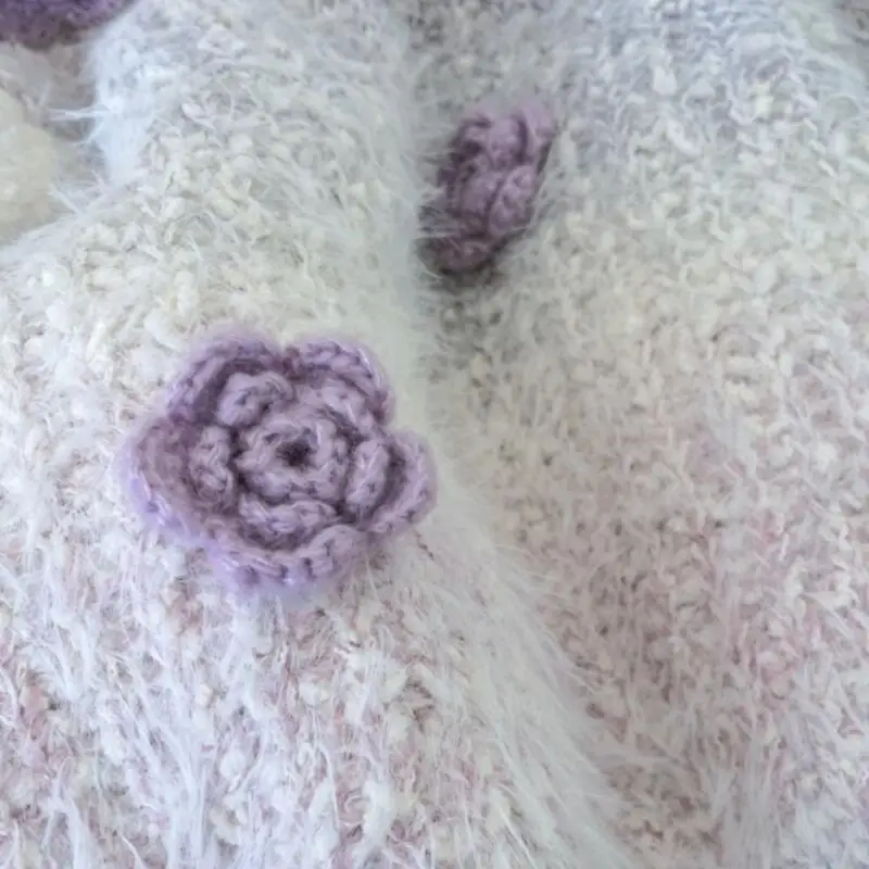 Girl Sweet Mao Yiqiu Winter Kawaii Unique Keep Warm Tops Lazy Jumper Fashion Soft and Sticky Pullover Mink Fur Woman Knitwear
Girl Sweet Mao Yiqiu Winter Kawaii Unique Keep Warm Tops Lazy Jumper Fashion Soft and Sticky Pullover Mink Fur Woman Knitwear