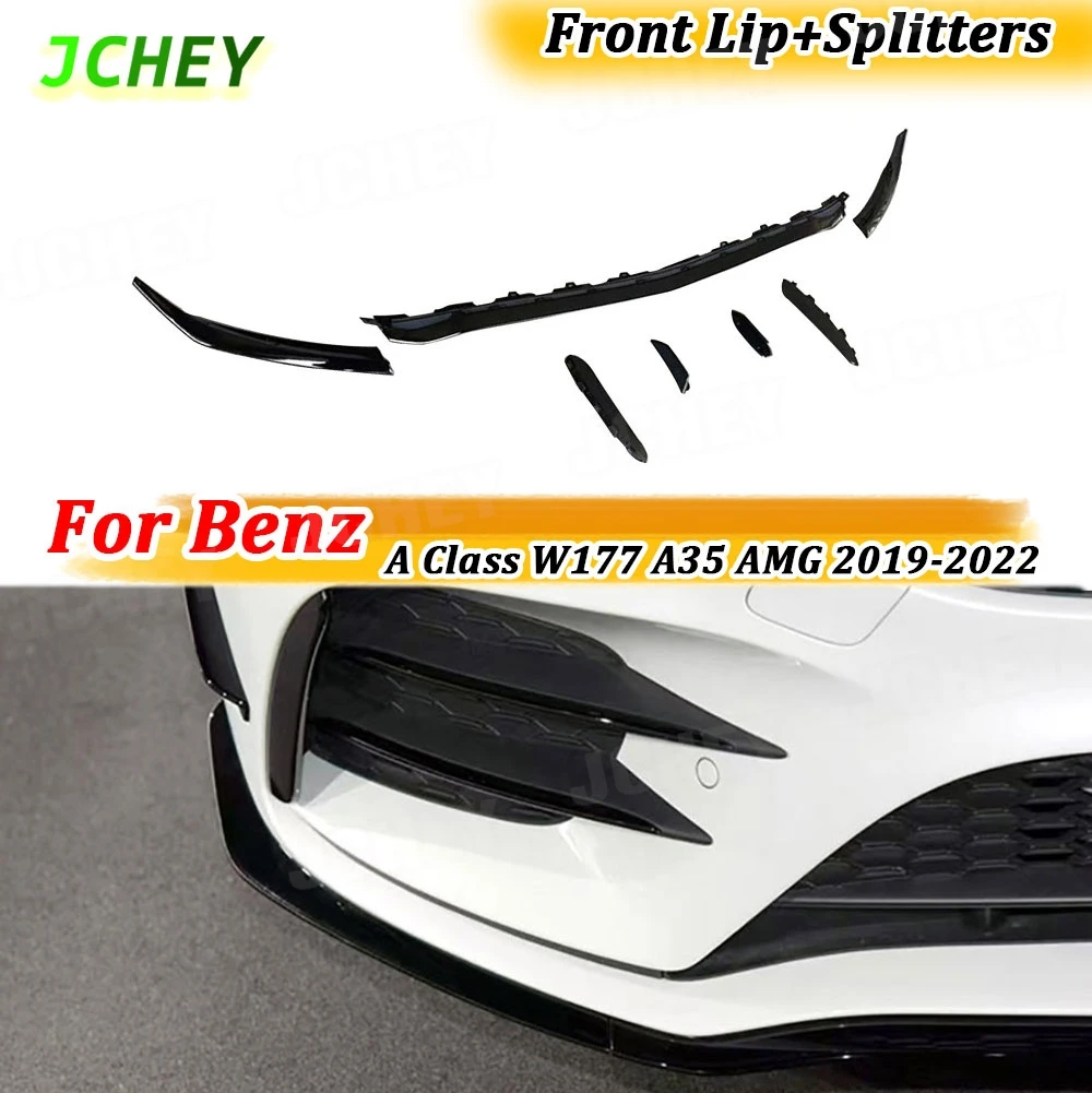 JCHEY 7 шт. Bodykit ABS глянцевый черный/углеродный вид, передний бампер с боковыми накладками для Benz A Class W177 A35 AMG 2019-2022 седан
JCHEY 7 шт. Bodykit ABS глянцевый черный/углеродный вид, передний бампер с боковыми накладками для Benz A Class W177 A35 AMG 2019-2022 седан