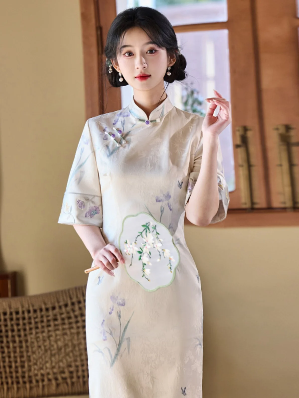 Платье для молодых женщин с длинными рукавами, традиционное, винтажное, средней длины, для повседневной носки, из смеси полиэстера и спандекса, с цветочным принтом
Платье для молодых женщин с длинными рукавами, традиционное, винтажное, средней длины, для повседневной носки, из смеси полиэстера и спандекса, с цветочным принтом