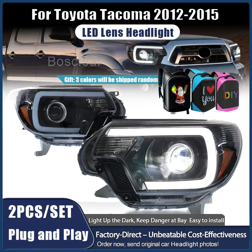 LED Headlights for Toyota Tacoma 2011-2020 Head Lamps Assembly DRL Dual Beam Lens Turn signal Daytime Running Lights Accessories
LED Headlights for Toyota Tacoma 2011-2020 Head Lamps Assembly DRL Dual Beam Lens Turn signal Daytime Running Lights Accessories