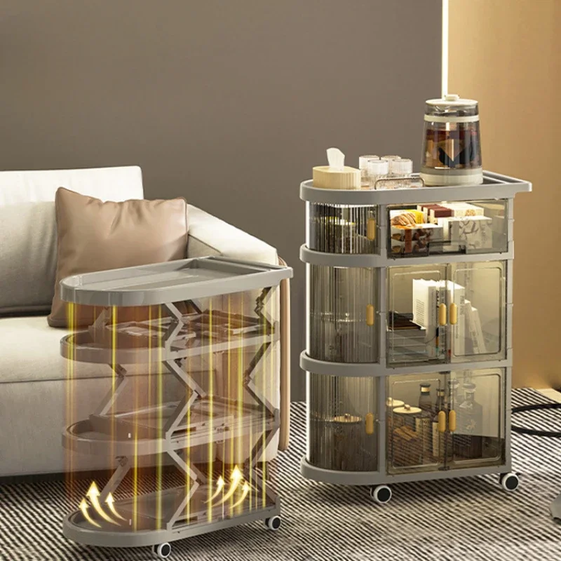 Transparent Trolley for Baby Supplies Storage Dust Resistant MultiLayer Organizer Bedroom Living Room Snack Simple Trolley Rack
Transparent Trolley for Baby Supplies Storage Dust Resistant MultiLayer Organizer Bedroom Living Room Snack Simple Trolley Rack