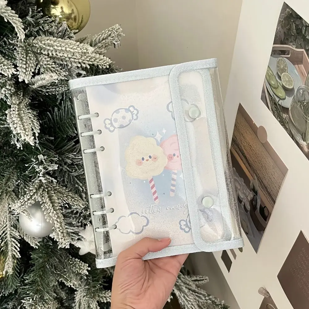 PVC A6 Binder Photocard Holder Journal Notebook Replaceable Photocards Scrapbook Creative INS Photo Booth Frames Girls Gifts
PVC A6 Binder Photocard Holder Journal Notebook Replaceable Photocards Scrapbook Creative INS Photo Booth Frames Girls Gifts