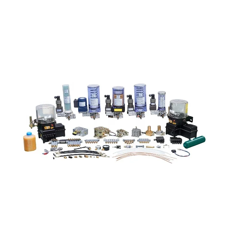 forging machine lubrication system, piston pump and progressive type distributor
forging machine lubrication system, piston pump and progressive type distributor