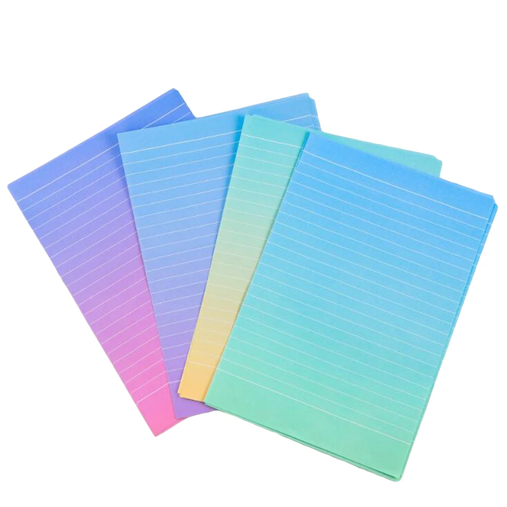 8 Sets Creative Fresh Color Gradient Envelopes Letter Paper Lovely Writing Stationery Envelope Set (4 Letter Paper 2 Envelopes/S
8 Sets Creative Fresh Color Gradient Envelopes Letter Paper Lovely Writing Stationery Envelope Set (4 Letter Paper 2 Envelopes/S