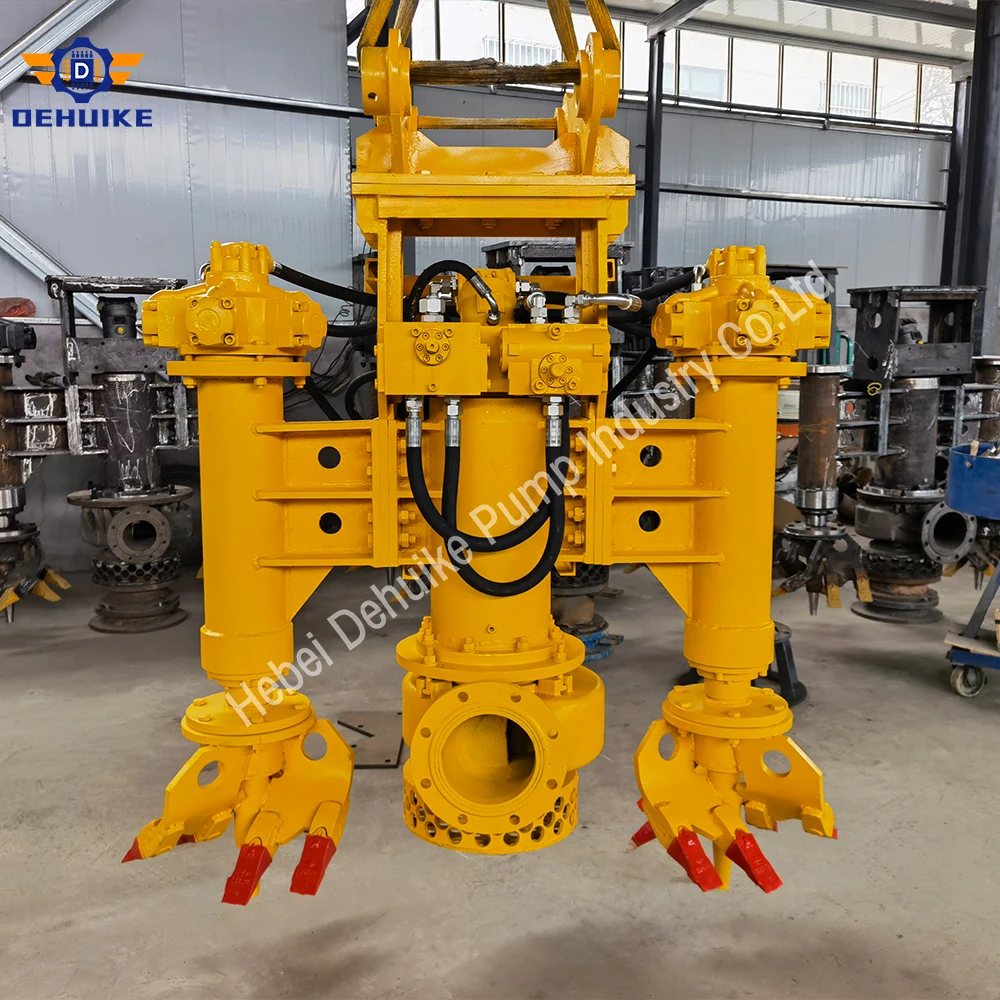 DEHUIKE High Flow River Lake Dredging Mud Excavating Agitator Hydraulic New Submersible Sand Slurry Pump for Sale
DEHUIKE High Flow River Lake Dredging Mud Excavating Agitator Hydraulic New Submersible Sand Slurry Pump for Sale