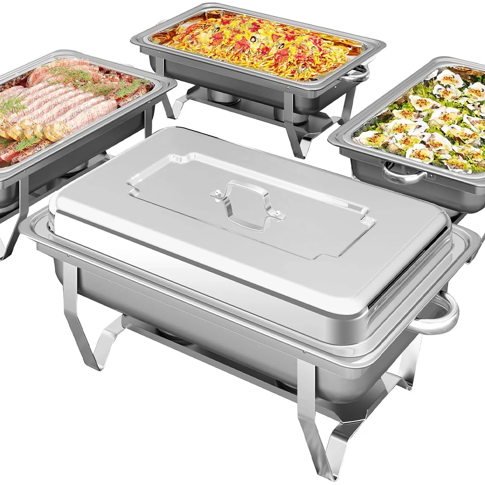 Chafing Dishes Dish Buffet Rectangle Stainless Steel 316 Folding Full Size for Home Parties Christmas Buffet Food Warmer Server
Chafing Dishes Dish Buffet Rectangle Stainless Steel 316 Folding Full Size for Home Parties Christmas Buffet Food Warmer Server