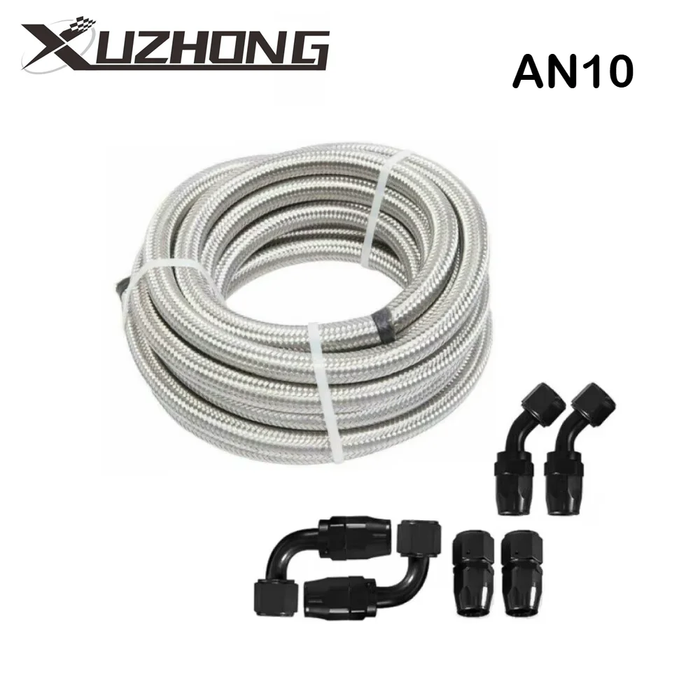 10FT 3.05M AN8 AN10 CPE Nylon Braided Fuel Line with 10PCS 6AN Fittings Hose End Kit
10FT 3.05M AN8 AN10 CPE Nylon Braided Fuel Line with 10PCS 6AN Fittings Hose End Kit