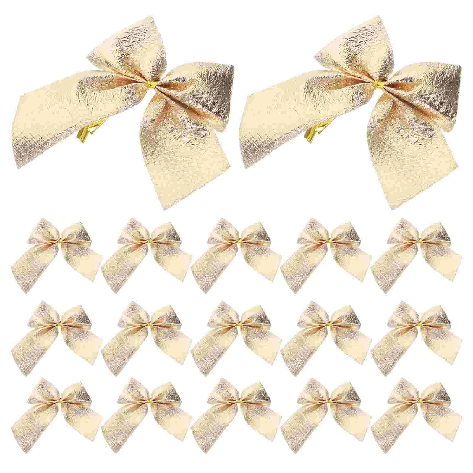 24 Pcs Christmas Present Bows Ribbon Flash Tree Decoration Band Bowknots Ornaments
24 Pcs Christmas Present Bows Ribbon Flash Tree Decoration Band Bowknots Ornaments