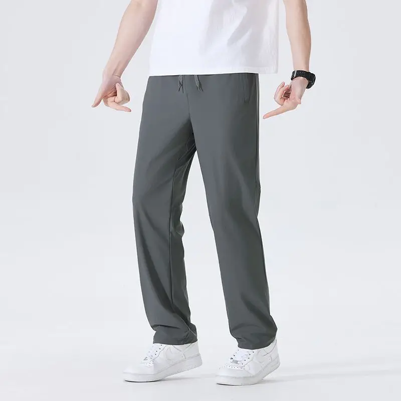 Men's k Grey Elastic Waist Drawstring Wide Leg Pants Loose Casual Streetwear Trousers
Men's k Grey Elastic Waist Drawstring Wide Leg Pants Loose Casual Streetwear Trousers