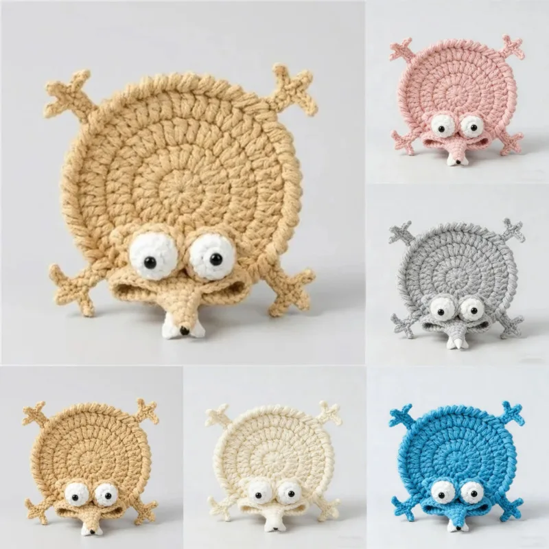 Cartoon Handmade Crochet Coaster Cute Knitted Cup Mat Heat Resistant Yarn Coaster Table Decor Heat Resistant Insulation Gift New
Cartoon Handmade Crochet Coaster Cute Knitted Cup Mat Heat Resistant Yarn Coaster Table Decor Heat Resistant Insulation Gift New
