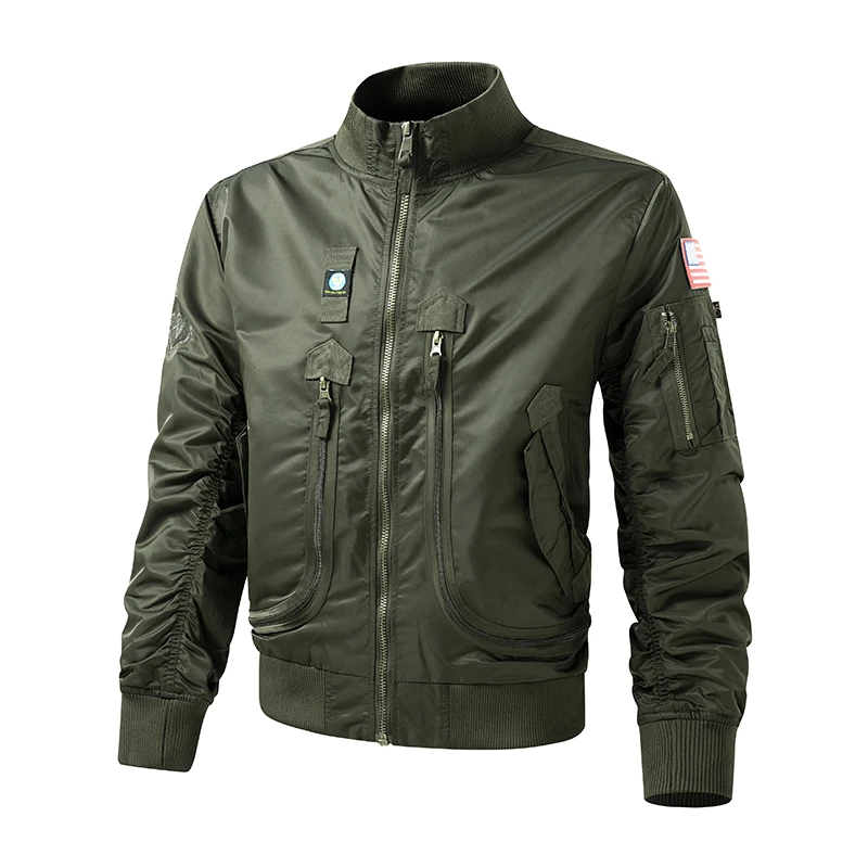 Men's High Quality Baseball Jacket Pilot Korean Style Men's Jacket Tactical Casual Men's Stand Up Collar Windproof Men's Jacket
Men's High Quality Baseball Jacket Pilot Korean Style Men's Jacket Tactical Casual Men's Stand Up Collar Windproof Men's Jacket