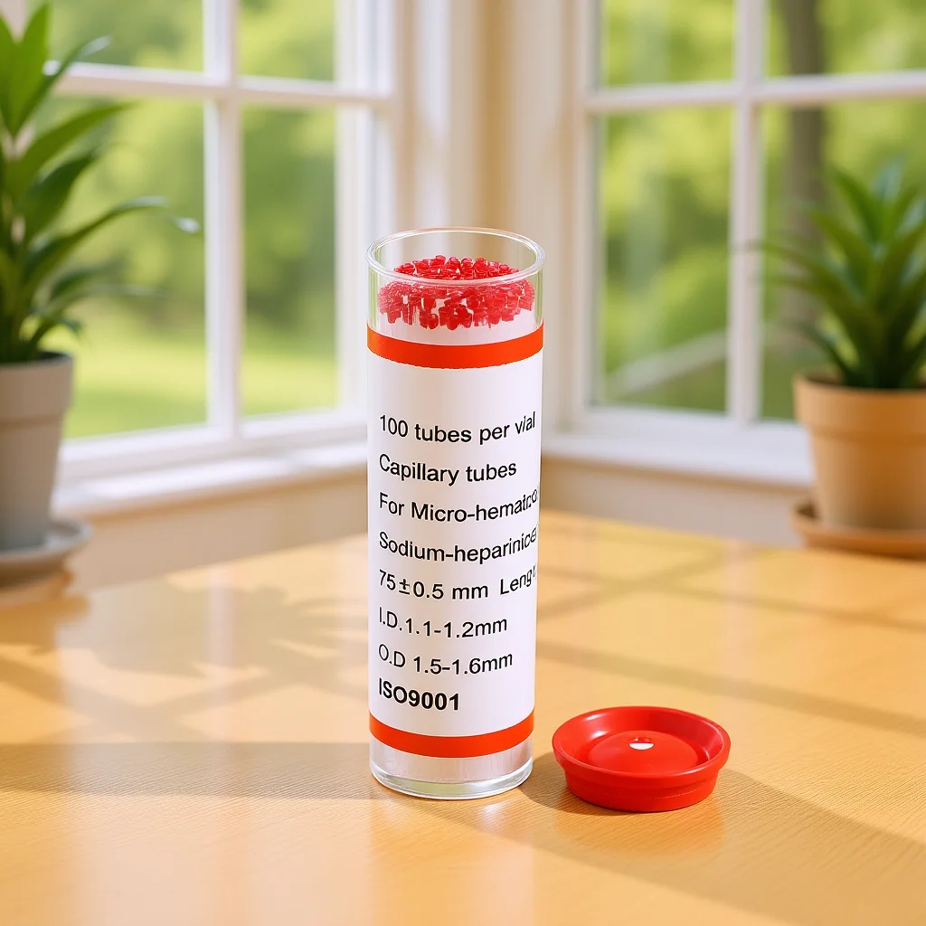 Capillary Tubes Borosilicate Glass Heparinized Blood Coagulation Prevention Hospital Use Micro Hematocrit Melting Tube
Capillary Tubes Borosilicate Glass Heparinized Blood Coagulation Prevention Hospital Use Micro Hematocrit Melting Tube