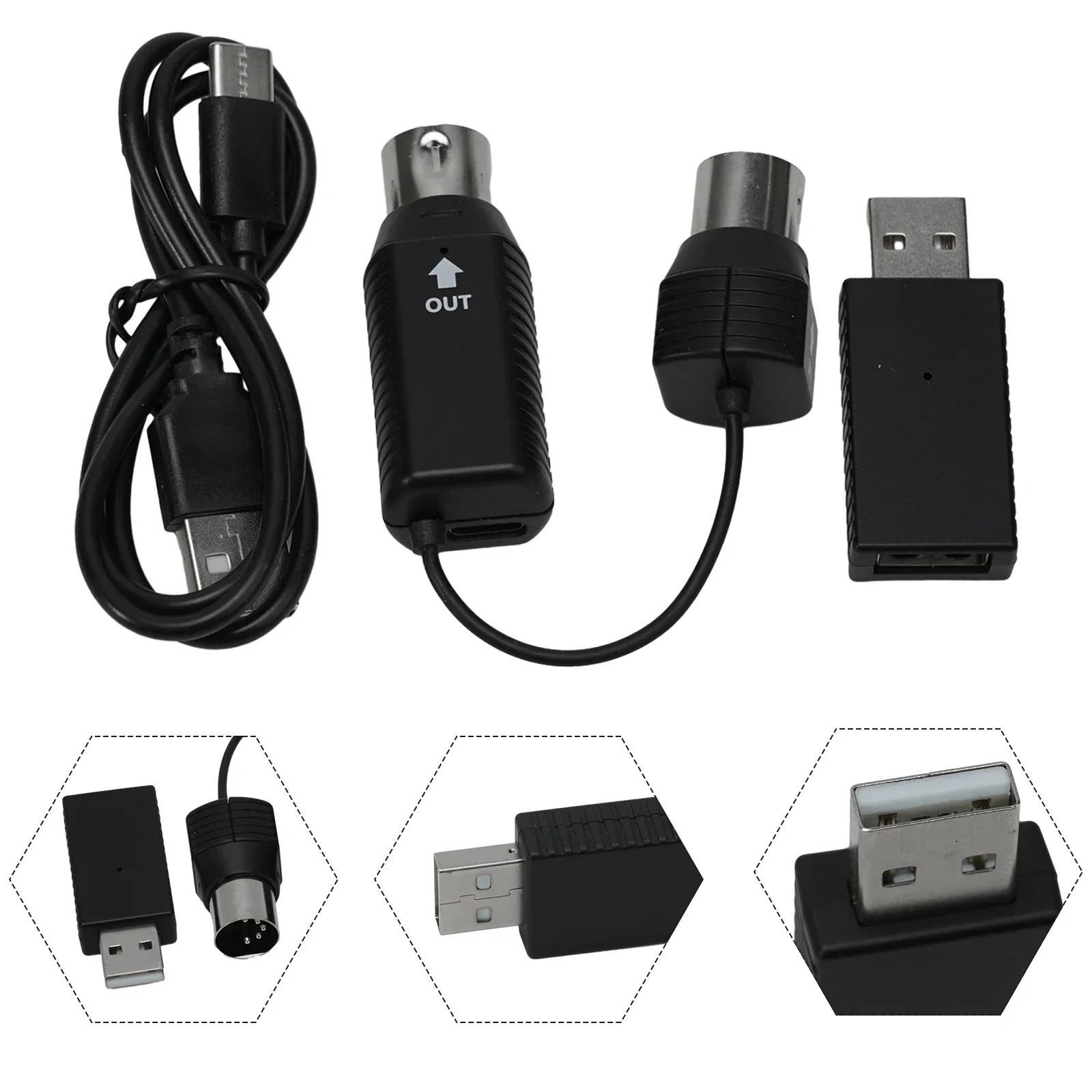 MIDI Adapter System Wireless 5pin USB Interface Adapter Connector Piano Keyboard MIDI To USB Cable Accessories
MIDI Adapter System Wireless 5pin USB Interface Adapter Connector Piano Keyboard MIDI To USB Cable Accessories