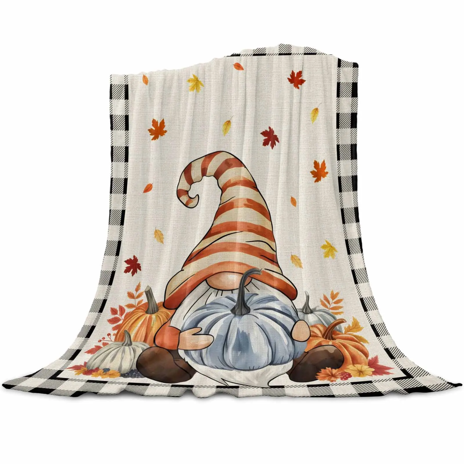 Thanksgiving Gnome Black White Plaid Throws Blankets for Sofa Bed Winter Soft Plush Warm Sofa Throw Blanket Holiday Gifts
Thanksgiving Gnome Black White Plaid Throws Blankets for Sofa Bed Winter Soft Plush Warm Sofa Throw Blanket Holiday Gifts