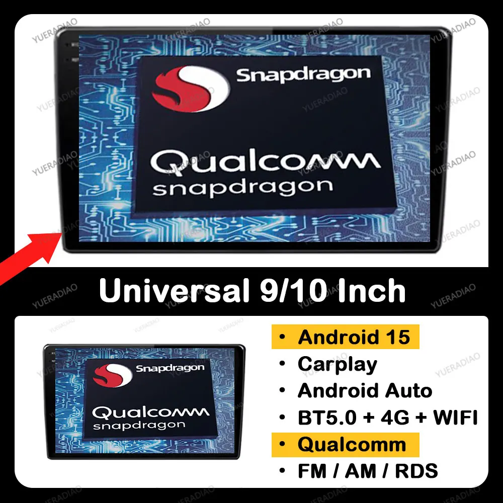 Android 15 Universal 9/10'' Car Radio For Volkswagen Nissan Hyundai Kia Toyota Multimedia Video Player Carplay Auto GPS NAVI 4G
Android 15 Universal 9/10'' Car Radio For Volkswagen Nissan Hyundai Kia Toyota Multimedia Video Player Carplay Auto GPS NAVI 4G