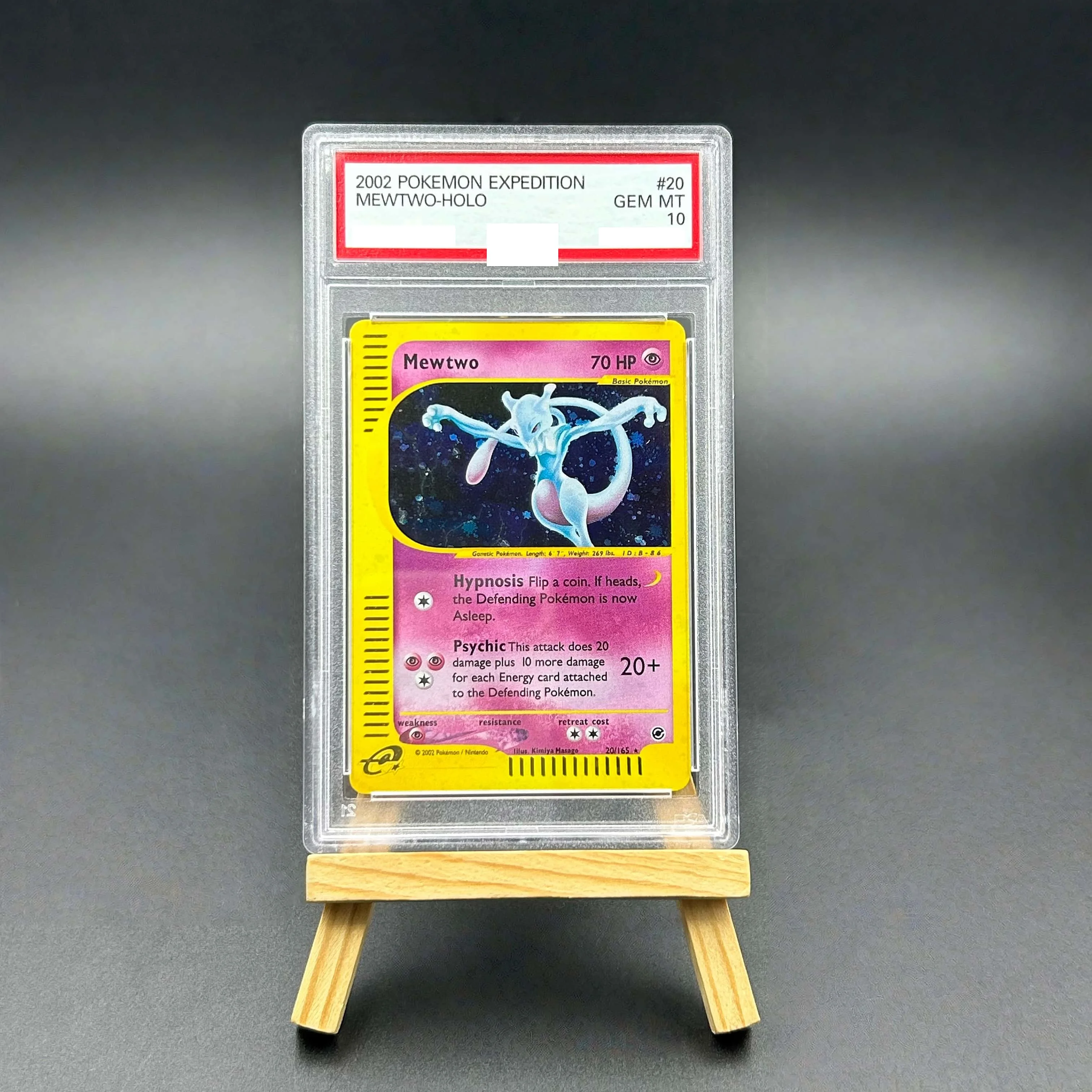 2002 Pokemon Expedition Mewtwo Holo Textured Card - Gem Mint 10 Collectible TCG
2002 Pokemon Expedition Mewtwo Holo Textured Card - Gem Mint 10 Collectible TCG