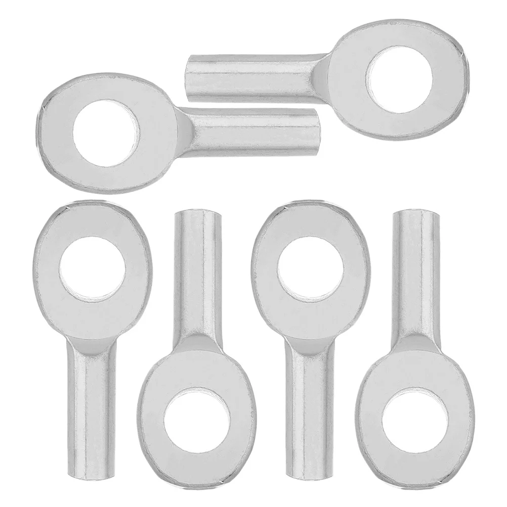 6Pcs Cable Eyelet Terminals for Gym Machines High Strength Wire Rope Thimbles 5Mm Replacement Fit All Pulley Systems Lifting
6Pcs Cable Eyelet Terminals for Gym Machines High Strength Wire Rope Thimbles 5Mm Replacement Fit All Pulley Systems Lifting