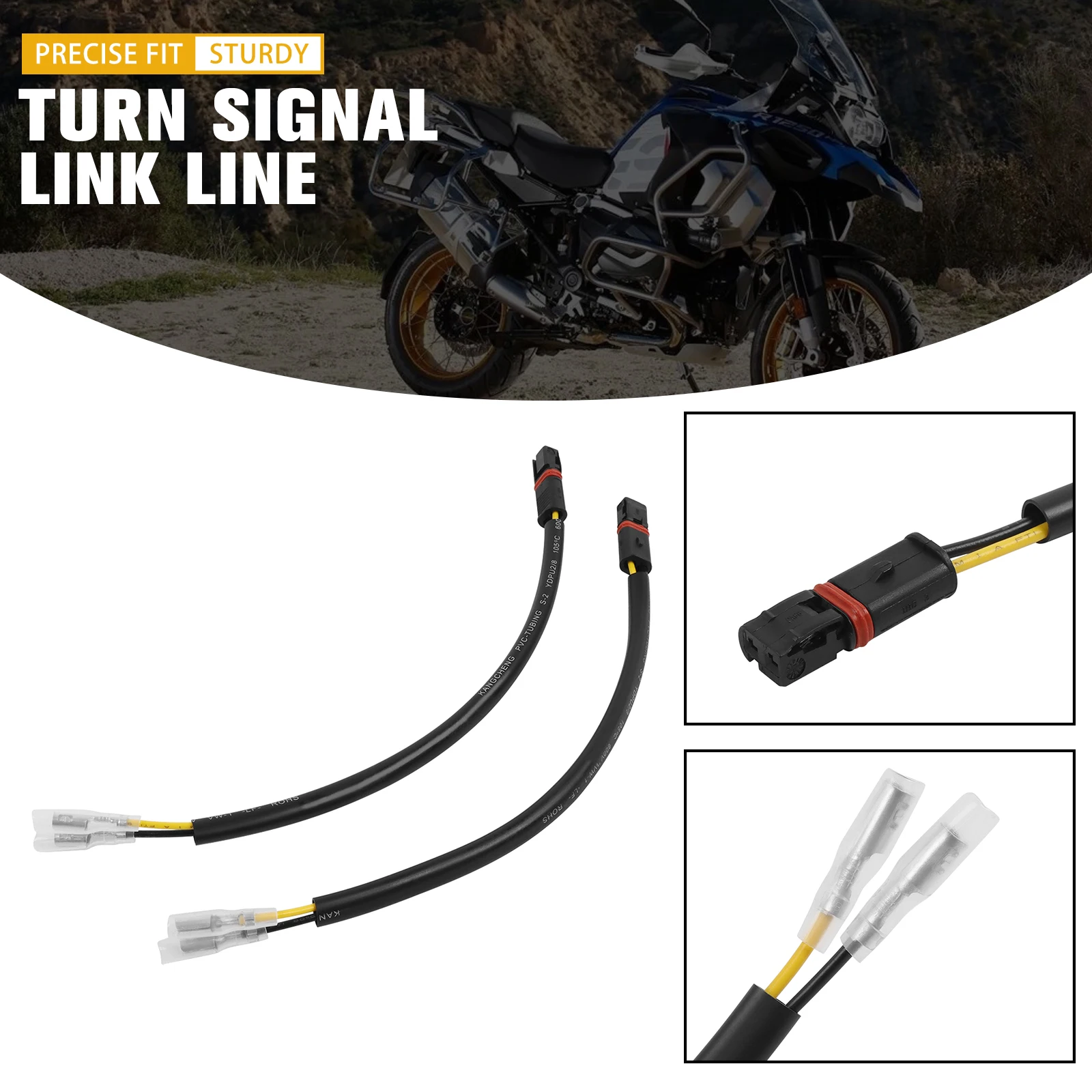 S1000RR Turn Signal Indicator Plug Connector Harness Marker Wire Adapters For BMW G310R S1000XR RNineT R1250GS R1200R R1200RS LC
S1000RR Turn Signal Indicator Plug Connector Harness Marker Wire Adapters For BMW G310R S1000XR RNineT R1250GS R1200R R1200RS LC
