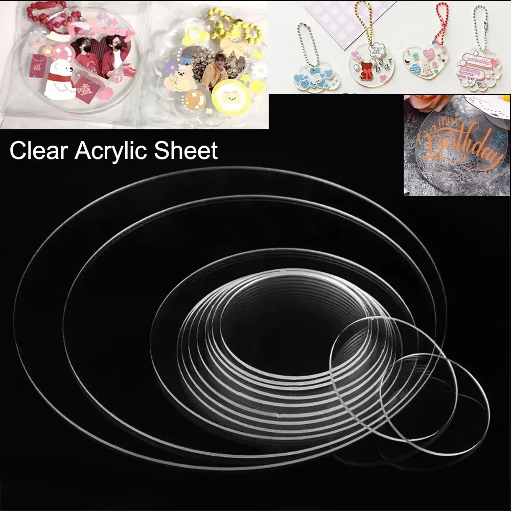 Acrylic Discs Sheet Clear Plexiglass Plastic Plate Transparent Round Disk Holders DIY Craft Tool Dia 100-300mm Thk 2/3/4/5/6mm
Acrylic Discs Sheet Clear Plexiglass Plastic Plate Transparent Round Disk Holders DIY Craft Tool Dia 100-300mm Thk 2/3/4/5/6mm