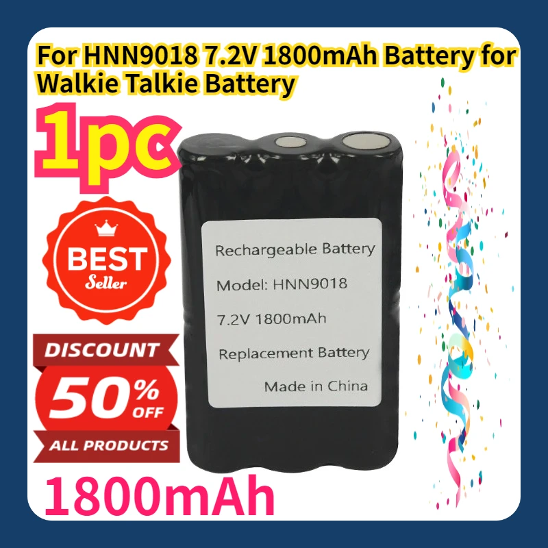 For HNN9018 7.2V 1800mAh Battery for Walkie Talkie Battery
For HNN9018 7.2V 1800mAh Battery for Walkie Talkie Battery