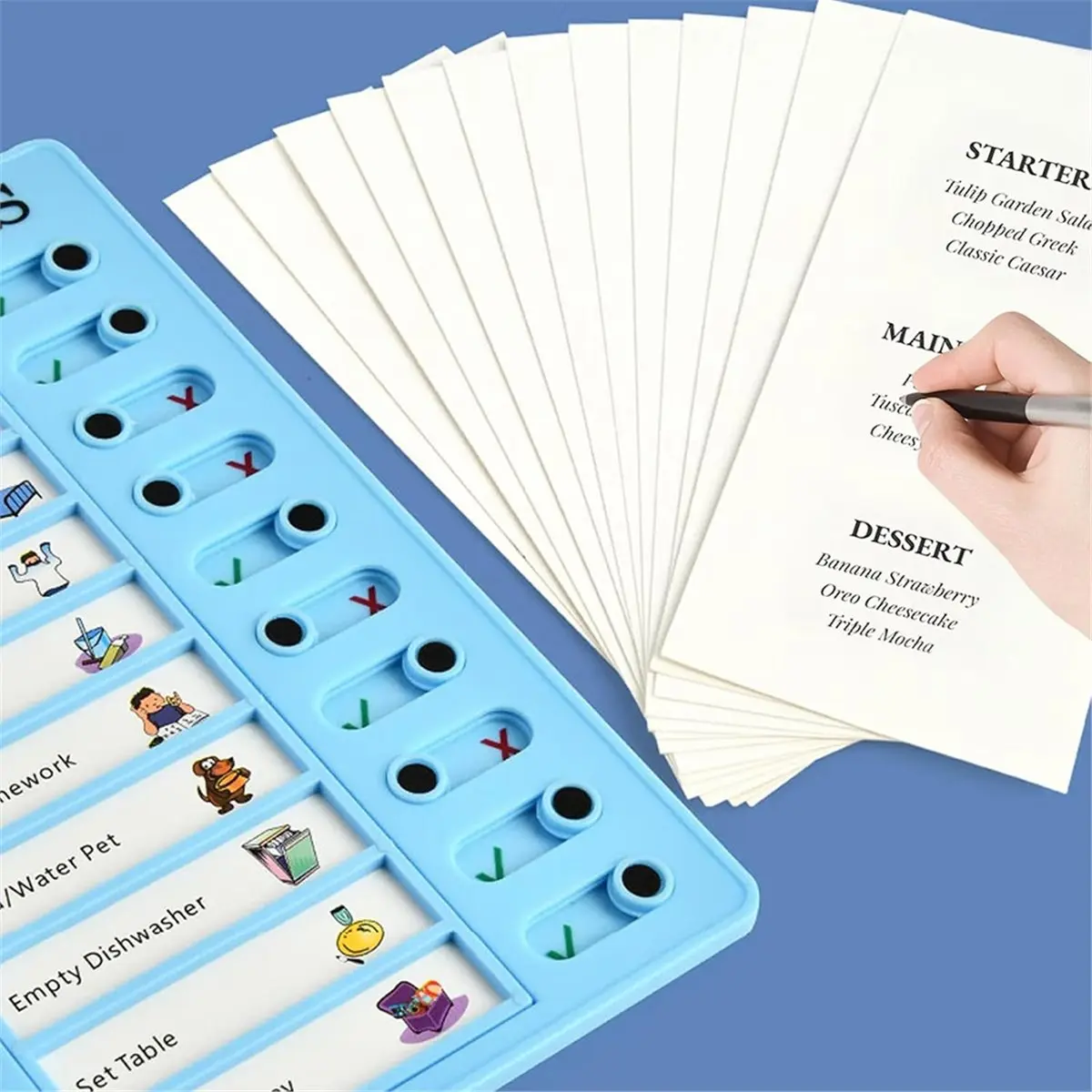 618 Mega Sale 2 Pcs Chore Chart Memo Boards, Daily Schedule Chores Chart for Kids, Portable to Do List Boards +40 Papers
618 Mega Sale 2 Pcs Chore Chart Memo Boards, Daily Schedule Chores Chart for Kids, Portable to Do List Boards +40 Papers