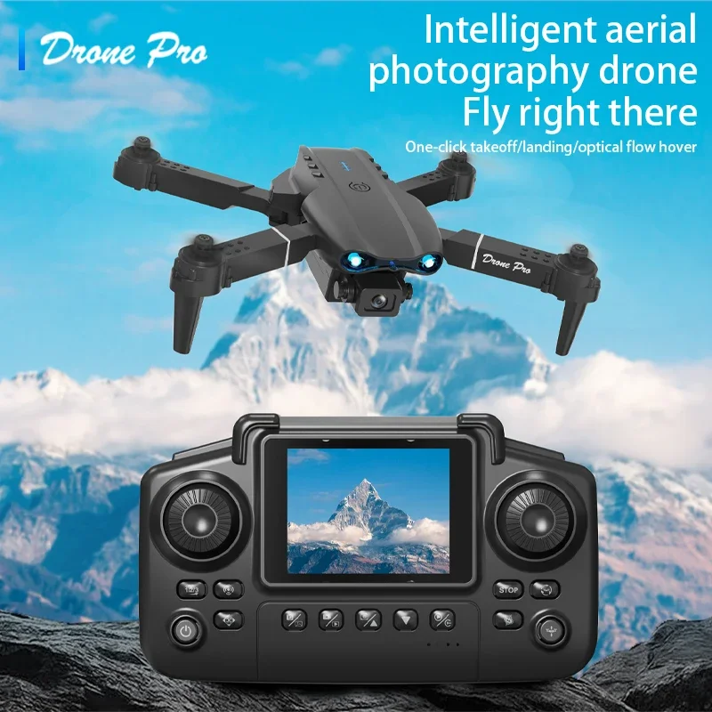 E99 aerial drone, 5.5-inch remote control, 2.4-inch screen, 480P dual cameras, 360° roll, stable optical flow.
E99 aerial drone, 5.5-inch remote control, 2.4-inch screen, 480P dual cameras, 360° roll, stable optical flow.