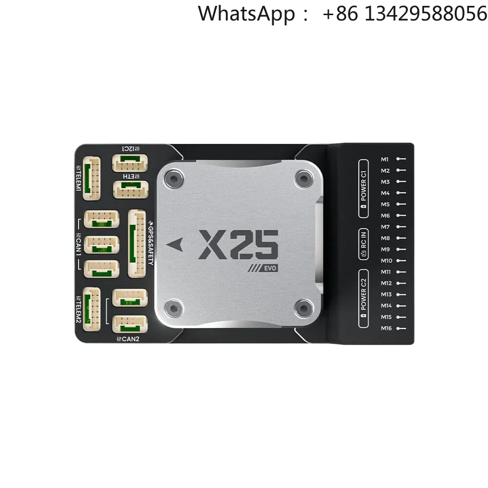 GGDX Chipboard Cuav X25 EVO Intelligent Controller Built-in 3 IMUs, 2 Barometers, 1 Magnetometer IMU Dual Temperature
GGDX Chipboard Cuav X25 EVO Intelligent Controller Built-in 3 IMUs, 2 Barometers, 1 Magnetometer IMU Dual Temperature